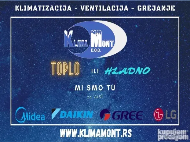 Ugradnja / montaza i servis klima uredjaja - KLIMAMONT D.O.O