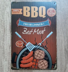 Metalna tabla BBQ Best Meat