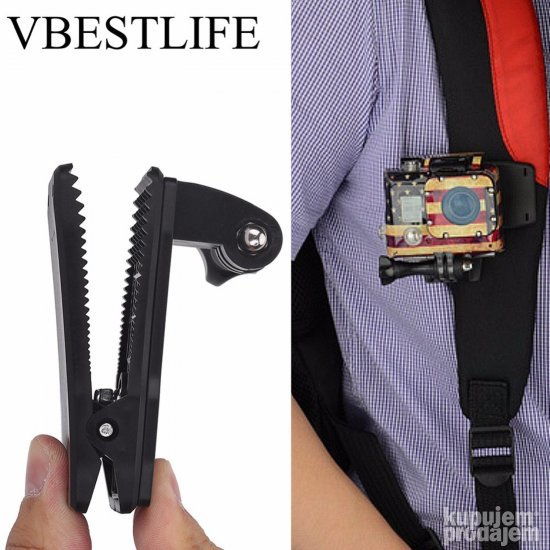 VBESTLIFE Stipaljka za Ranac i sve ostalo 360 stepeni okreta