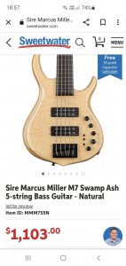 Marcus Miller M7 DELOVI Telo Čivije