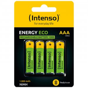 (Intenso) Baterija Punjiva Aaa / Hr03, 1000 Mah, Blister 4 K