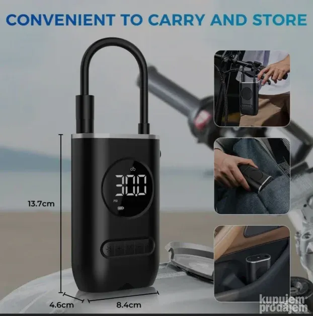 Mini Kompresor pumpa za gume portabl prenosiva