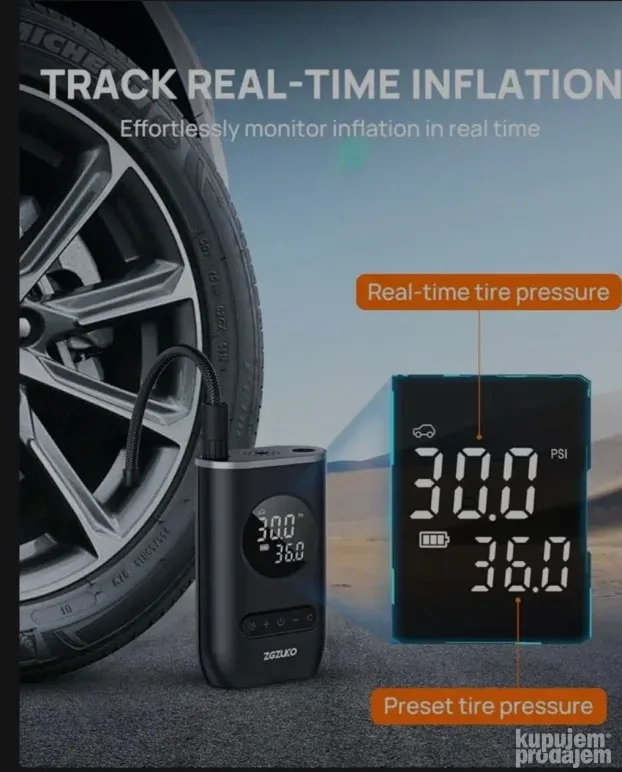 Mini Kompresor pumpa za gume portabl prenosiva