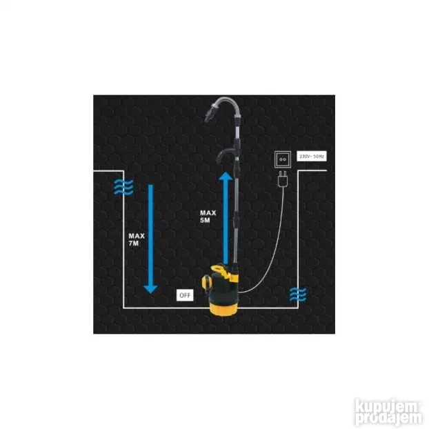 Baštenska Pumpa KRAFT&DELE 1700W (KD746)na lageru!