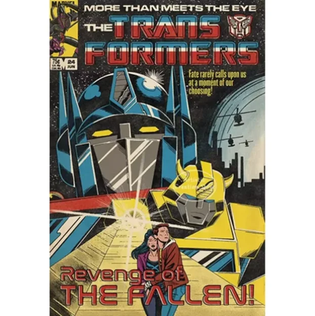 Posteri Transformers Comic 20x30