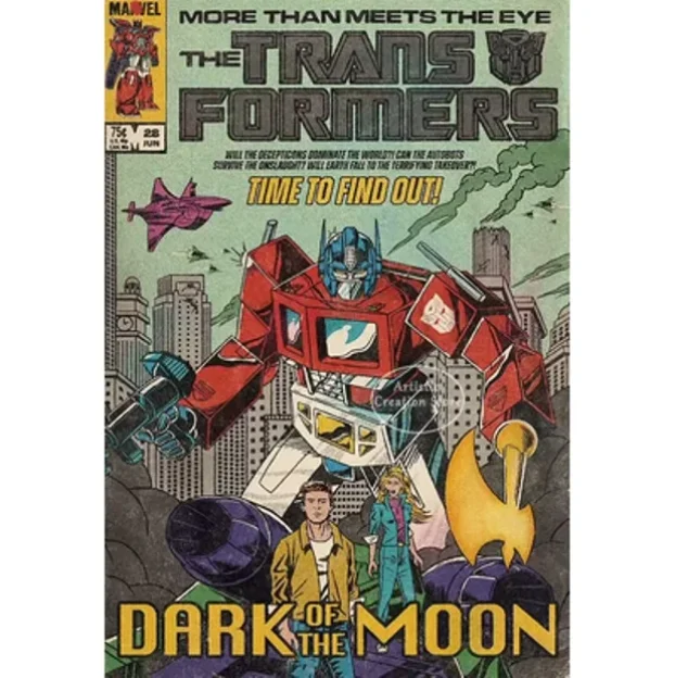 Posteri Transformers Comic 20x30