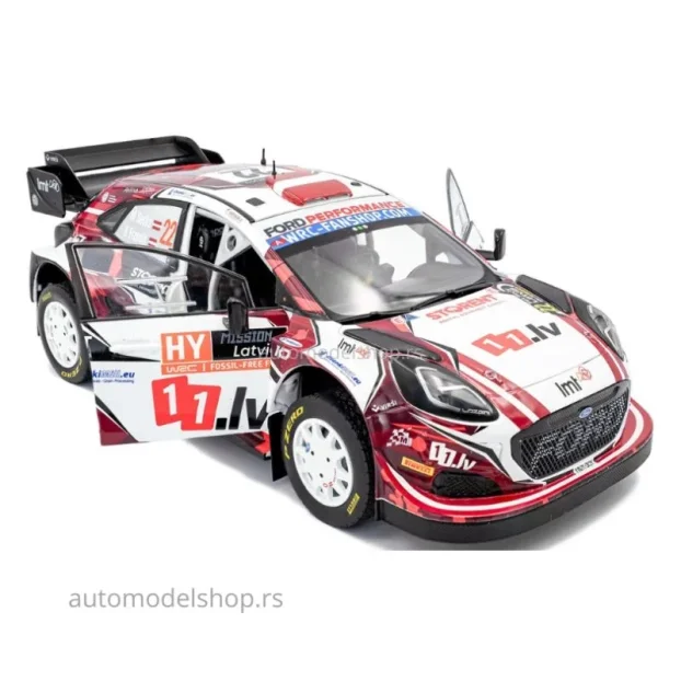 SOLIDO Ford Puma Rally1 Hybrid TET  Latvia 2024, 1:18