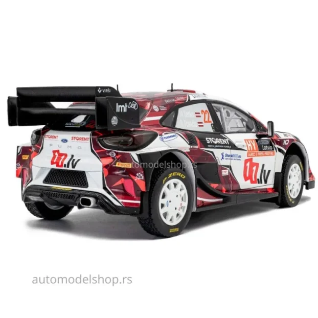 SOLIDO Ford Puma Rally1 Hybrid TET  Latvia 2024, 1:18
