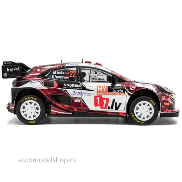 SOLIDO Ford Puma Rally1 Hybrid TET  Latvia 2024, 1:18