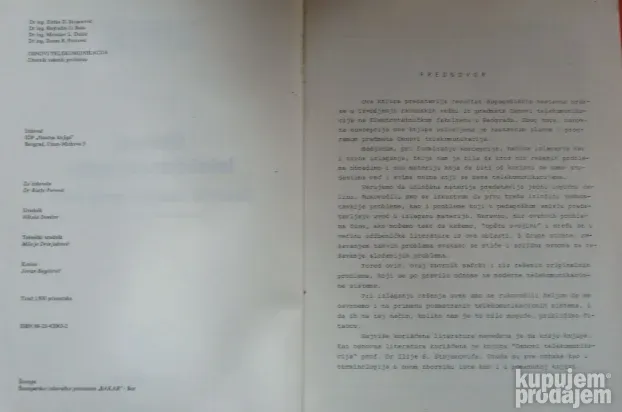 Osnovi telekomunikacija Stojanović Dukić