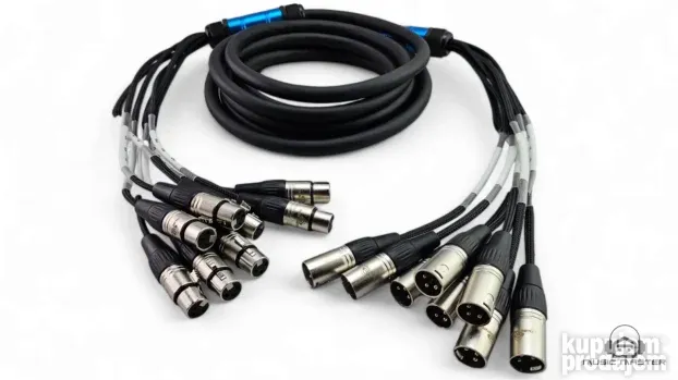 Multicore kabal sa XLR konektorima 5m MC08-5XLR