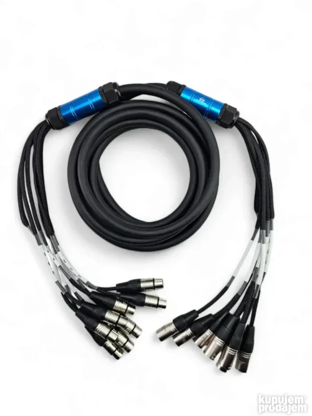 Multicore kabal sa XLR konektorima 5m MC08-5XLR