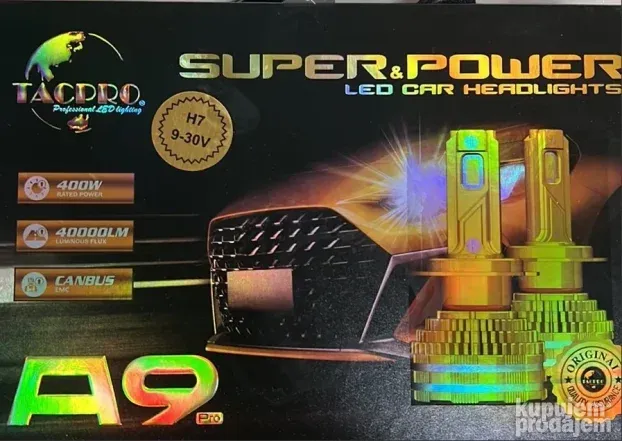 LED SET 100W A9 canbus - H7
