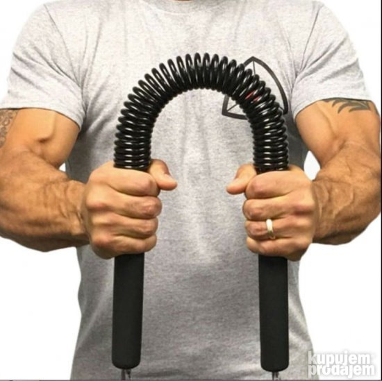 NAJJAČI Power Twister- OPRUGA Za Trening OTPOR 20 30 40 50Kg