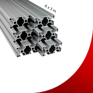 Aluminijumski profil CLAK 30x60x3000mm-SET