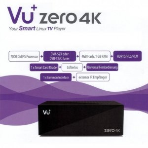 VU+ Zero 4K UHD DVB-S2/S2X Multistream Linux Sat.