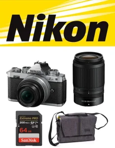 Nikon Z fc + 16-50mm + 50-250mm + SD 64GB + Original torba