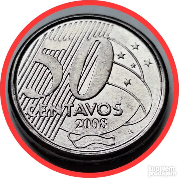 50 Centavos 2008 Brazil