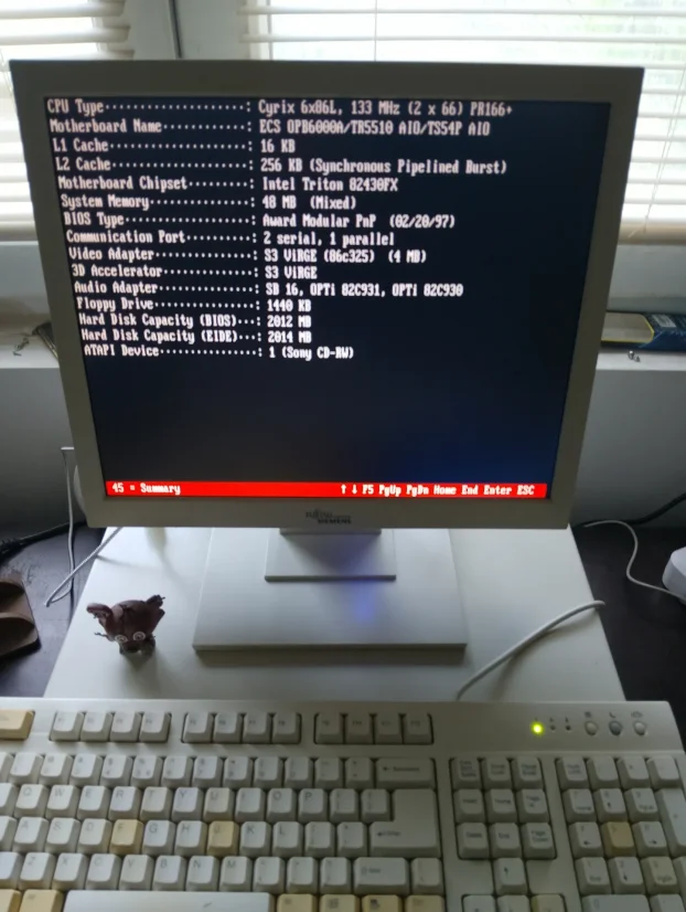 Retko! Pentium Cyrix 6x86L P166+ kompletan setup