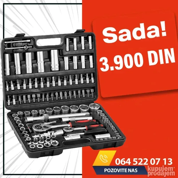 Gedore 216 delova u Koferu