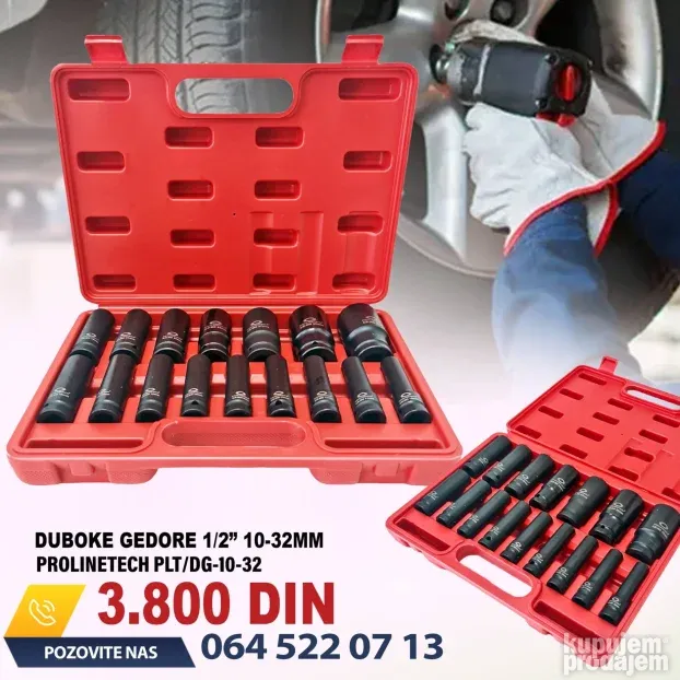 Gedore 216 delova u Koferu