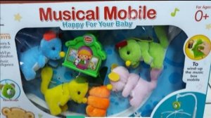 Vrteska za krevetac bebi Raznobojni mis (novo)