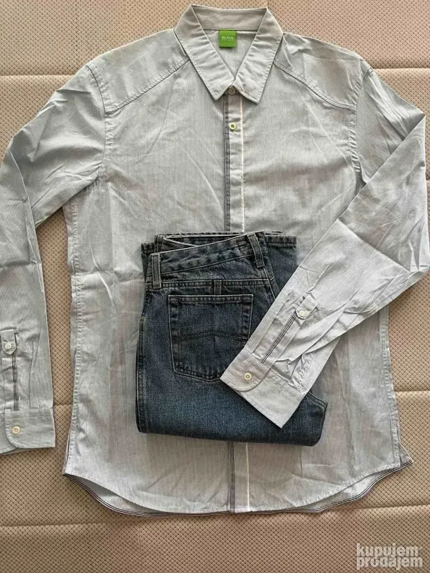 Najsvetlije plava muska kosulja (L) Hugo Boss