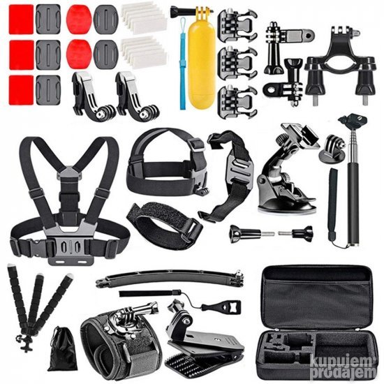 50 in 1 Set GoPro Hero 5 6 7 8 9 10 SJ5000 6000 Xiaomi