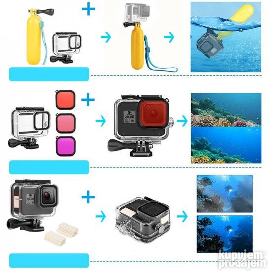 50 in 1 Set GoPro Hero 5 6 7 8 9 10 SJ5000 6000 Xiaomi