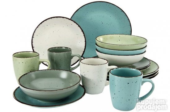 Servis Porcelan 16 Kom za 4 Osobe- Creatable FASHION