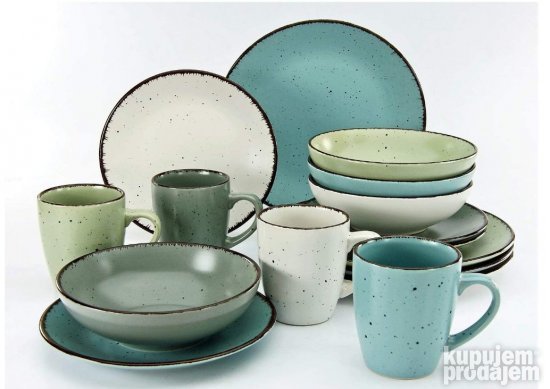 Servis Porcelan 16 Kom za 4 Osobe- Creatable FASHION