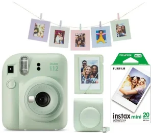 Fujifilm Instax Mini 12 zel+futrola+extra akumulator+fotoal