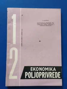 Ekonomika Poljoprivrede Lot 618