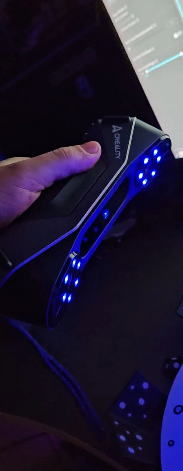 3d skeniranje industrijskim 0.02mm skenerom