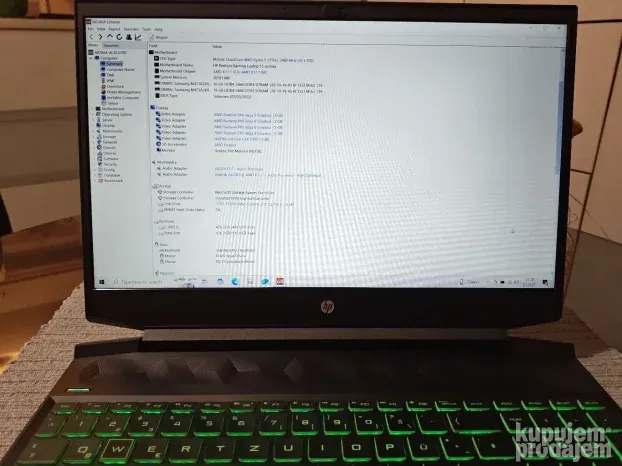 HP pavilion gaming 15ec/Ryzen 5 3550h/32gb/512gb/gtx1050/FHD