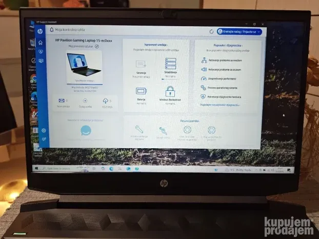HP pavilion gaming 15ec/Ryzen 5 3550h/32gb/512gb/gtx1050/FHD