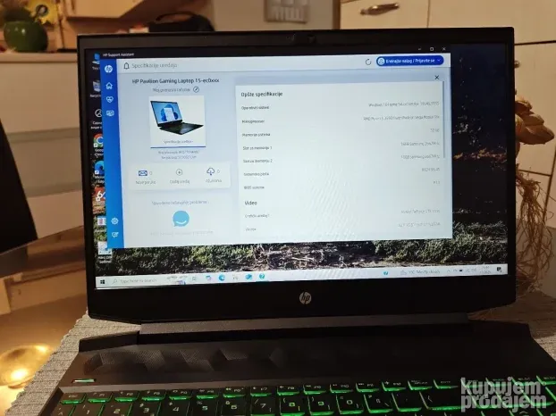 HP pavilion gaming 15ec/Ryzen 5 3550h/32gb/512gb/gtx1050/FHD