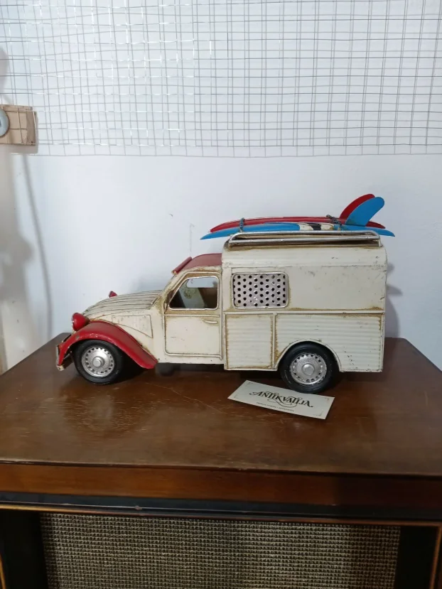 Metalni dekorativni Citroen 2CV Box Duck