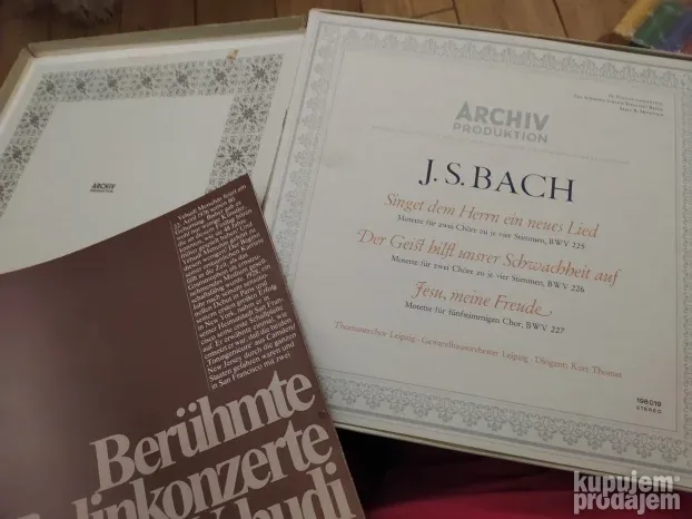 Yehudi Menuhin 3 ploce i Johann Sebastian Bach 3 ploce