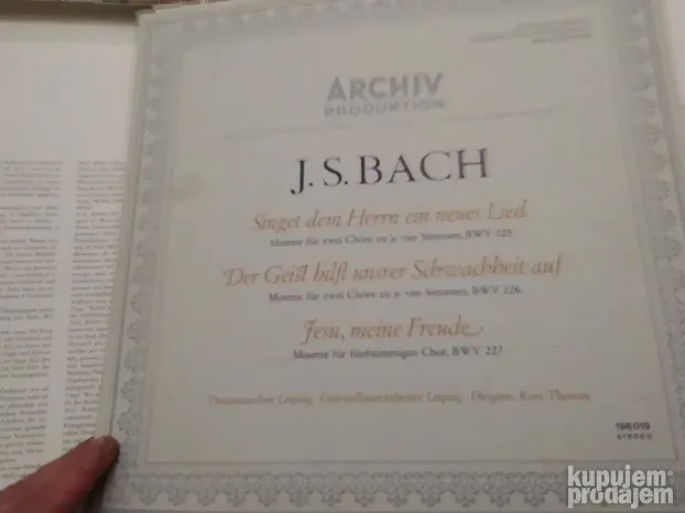 Yehudi Menuhin 3 ploce i Johann Sebastian Bach 3 ploce