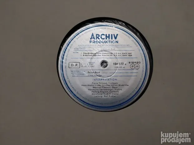 Yehudi Menuhin 3 ploce i Johann Sebastian Bach 3 ploce