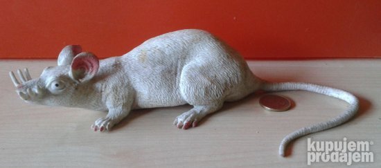 Miš beli sreću deli happy maus and white