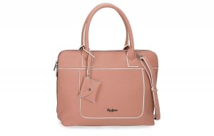 PEPE JEANS torba za laptop pink