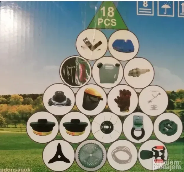 Trimer FLINKE FK-2800 6,2 KS sa 18 dodataka NA LAGERU!