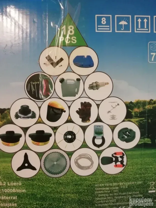 Trimer FLINKE FK-2800 6,2 KS sa 18 dodataka NA LAGERU!