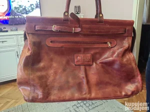 Kožna putna torba vintage