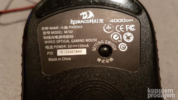 Gejmerski Mis REDRAGON PHOENIX M702