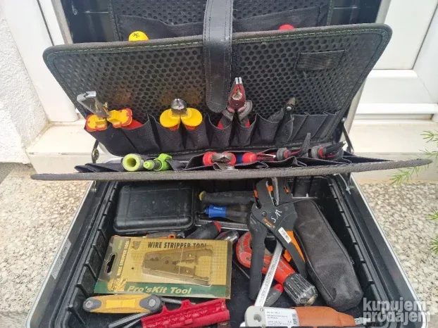 Elektricarski alat u koferu