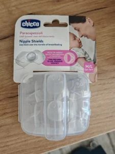 Chicco silikonske bradavice m/l Nove