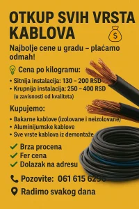 Otkup svih vrsta kablova